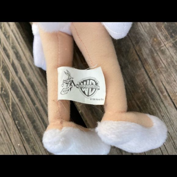 LOONEY TOONS SPACE JAM VINTAGE 1996 BABS BUNNY PLUSH FIGURE TOY - Picture 6 of 6